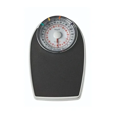 Image of Blue Canyon Doctor Style Bathroom Scales Measure Body, Luggage Weight Maintain Fitness kg/lb Unit Readings 130kg Max Capacity High Precision Mechanics Accurate Scale (Black)