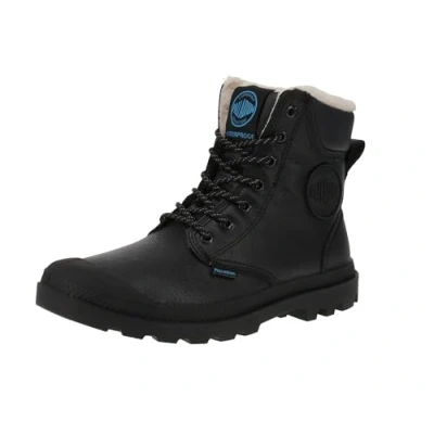 Image of Palladium Pampa Sport Winter boots black, Size: 12, Black Leather