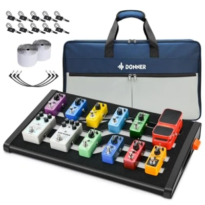 Image of Donner DB S300 Guitar Effects Pedals Board and Waterproof Bag Set