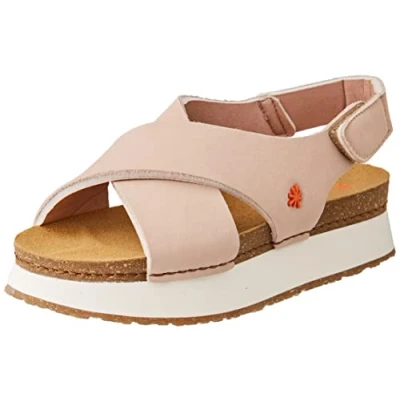 Image of ART Women&#039;s Mykonos Island Heeled Sandal, Pale, 8 UK