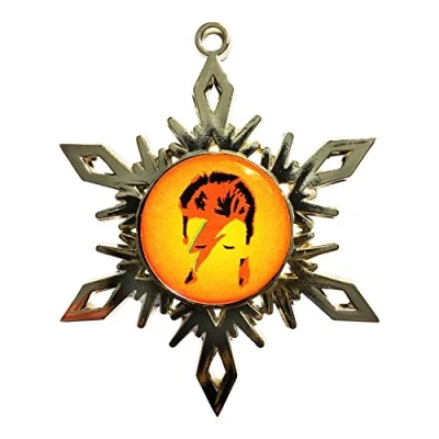 Image of David Bowie Ziggy Stardust Christmas Tree Ornaments Limited Edition Ornament Merchandise Xmas Decorations Decor