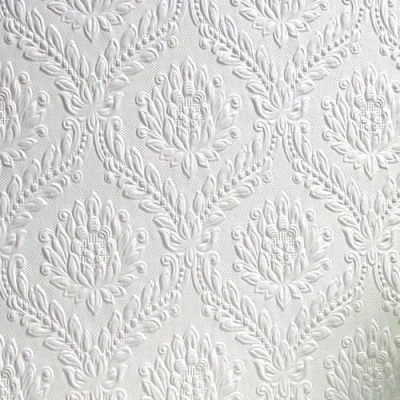 Image of Brewster Damask Wallpaper Paintable Luxury Textured Embossed Vinyl Dryden Anaglypta