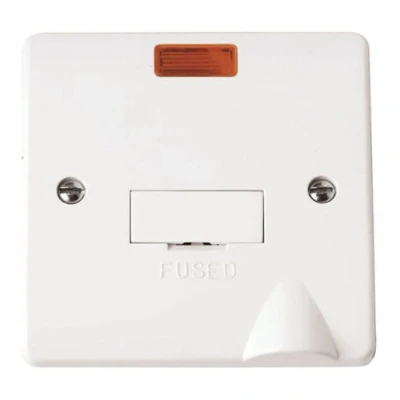 Image of CLICK Mode CMA053 13A Fused Connection Unit with Neon &amp; Flex Outlet
