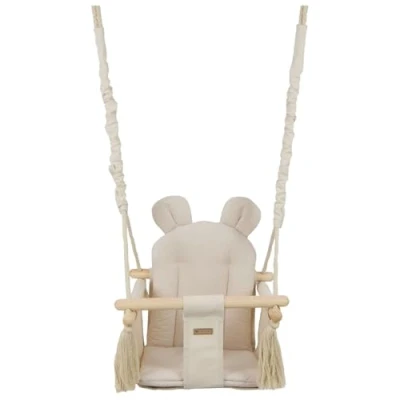 Image of Baby/Toddler Swing, Indoor, Outdoor, Soft seat, Swing Chair (Colour: Cream, Cream)