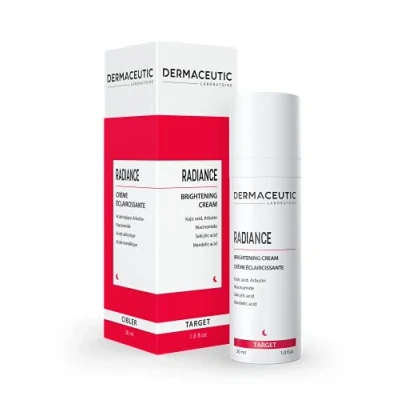 Image of Dermaceutic Radiance Brightening Cream with Kojic Acid, Arbutin, Niacinamide, Salicylic and Mandelic Acids 30 ml
