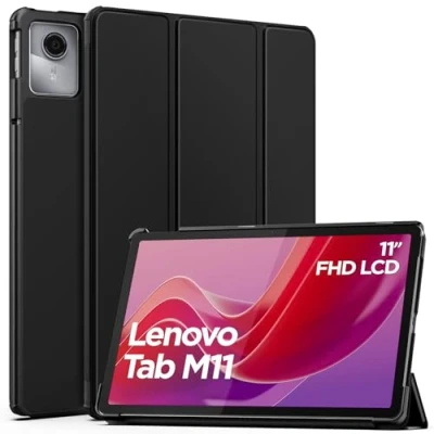 Image of MoKo for Lenovo Tab M11 Tablet Case 11 inch 2024 (TB330FU/TB330XU), Auto Wake/Sleep, Ultra Slim TriFold Stand Cover Case, Black