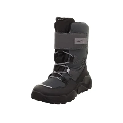 Image of Superfit Rocket Laceup boots for kids, Size: 6.5/7, Schwarz/grau Textile/synthetics
