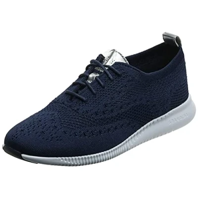 Image of Cole Haan Women&#039;s 2.Zerogrand Stitchlite Oxfords, Blue (Mrn Blu Kt/Argnt/W), 3 UK (35.5 EU)
