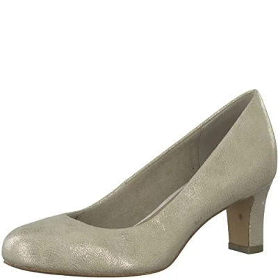 Image of Jana Women&#039;s 8 22470 20 929 Pump, Gold Met Str, 4 UK
