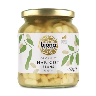 Image of Biona Organic Haricot Beans, 350 g (pack of 6)