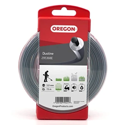 Image of Oregon Duoline 295368E Trimmer Line for Over Grown Grass and Weeds, 3.0 mm x 15 M