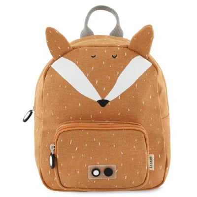 Image of Trixie Small Backpack Mr. Fox School Bag Water Repellent for Child Gym Orange