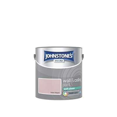 Image of Johnstone&#039;s Wall and Ceiling Soft Sheen Emulsion Paint Ballet Slipper 2.5L