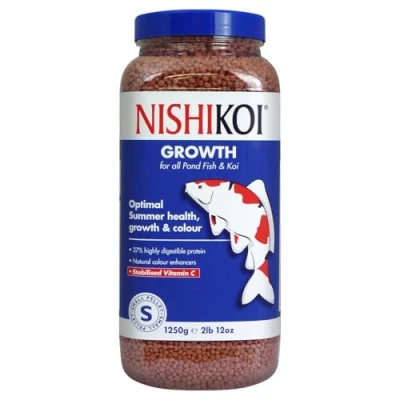 Image of Nishikoi Growth Complete Food for Koi and Pond Fish Small Pellets 1250g