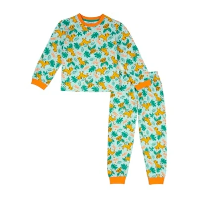 Image of Disney Lion King Kids Pyjamas, Simba Pjs for Boys And Girls, Gifts 7 8 Years AOP