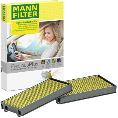 Image of 64119248294, 64316945585, 64316945586 Pollen FILTER MANN FP 2941 2 BMW: X6, X5, X5