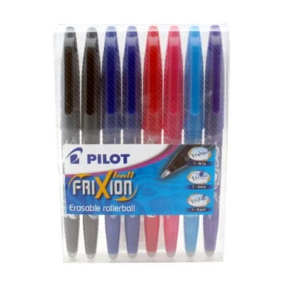Image of Pilot Frixion Erasable Rollerball 0.7 mm (Pack of 8) Assorted