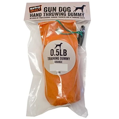 Image of Extra Select Gun Dog Training Dummy, 0.5 lb, Orange