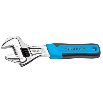 Image of GEDORE Single open ended adjustable spanner, AF 20 mm (25/32&quot;), Scale, Phosphated, Plastic grip 60 S 6 JC