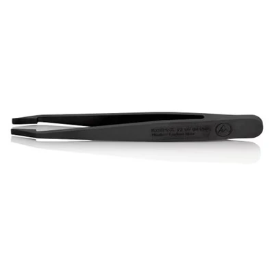 Image of Knipex 92 09 04 ESD Tweezers 1 Piece Blunt 115 mm