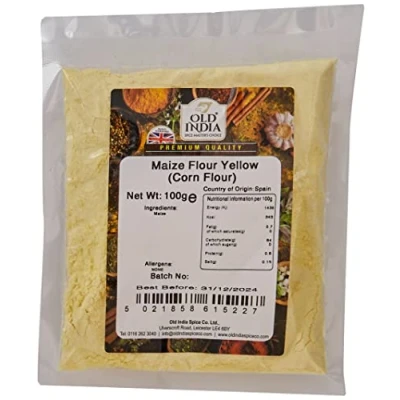 Image of Old India Maize Flour Yellow (Corn Flour) 100g