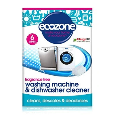 Image of ECOZONE Washing Machine &amp; Dishwasher Cleaner Tablets