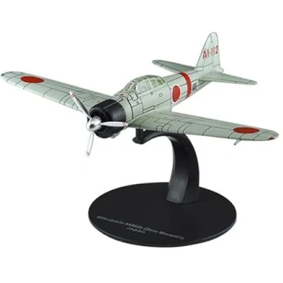 Image of Seven Secrets Mitsubishi Zero Fighter Model 21 Japanese WW2 Aircraft 1:72 Scale LG11