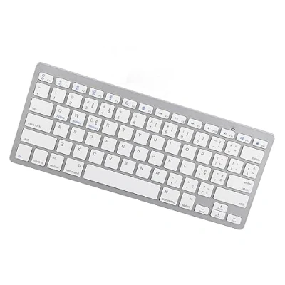 Image of Yunseity Portable Wireless Bluetooth Keyboard, Mini Compact Multi Device QWERTZ German Layout for Tablet, iPad, Mac, Android, Windows (German)