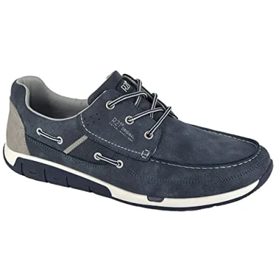 Image of R21 Original, M141C 10 Mens Lace up Leisure Shoe Navy Blue Size UK