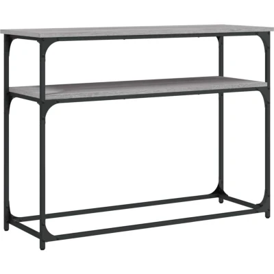Image of vidaXL Console Table Grey Sonoma 100x35.5x75 cm Engineered Wood