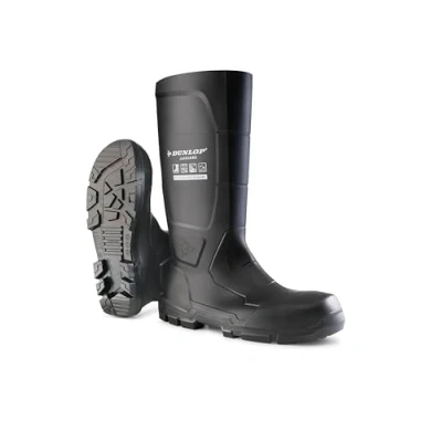 Image of Dunlop Protective Footwear Unisex JobGUARD Industrial Boot, Black, 10 UK