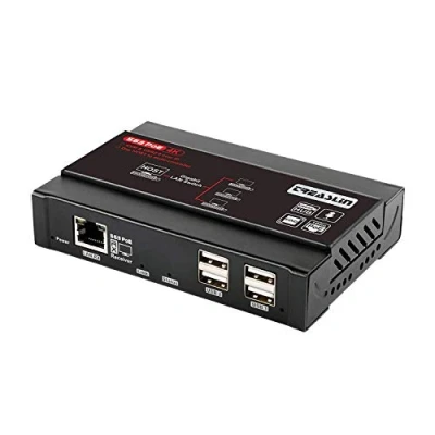 Image of TreasLin 4K KVM HDMI Extender Over IP Lan, CAT5E/6, Receiver(TSV563 RX)