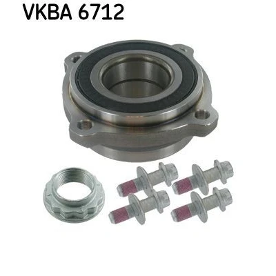 Image of 33406789970 Wheel bearing kit SKF VKBA 6712 with integrated ABS sensor 124mm BMW: X1