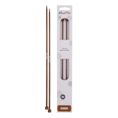 Image of KnitPro Knitting Pins, Wood, Assorted, 3.5mm