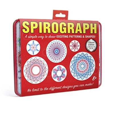 Image of Spirograph Retro Tin Creative Drawings Ages 8+