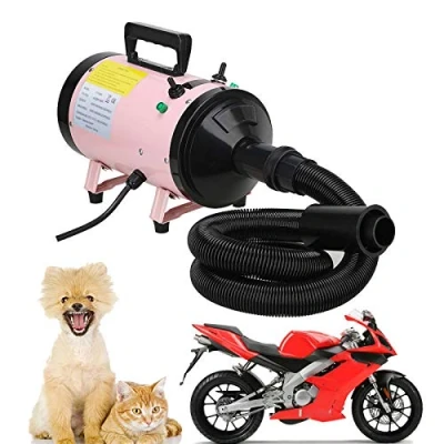 Image of Dryer For Car &amp; Motorcycle and Duster, Metro Motorbike Dryer, Low Noise Blaster 2800W Speedless High Power Grooming Dryer,Professional Pet Dog Cat Heater, 3 Nozzles