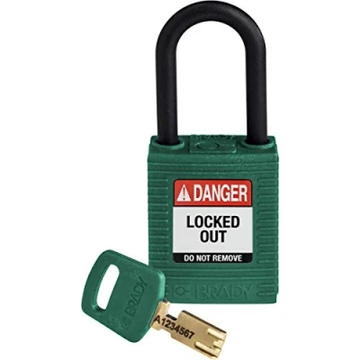 Image of SafeKey Nylon Padlock, 38mm x 84mm 19mm, Green