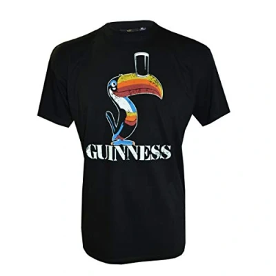 Image of Guinness Toucan T Shirt Black (S XXX Large) (XXX
