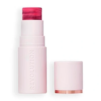 Image of Revolution Skin Silk Marble Blush Stick Berry Flush 4.5g