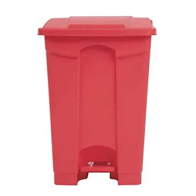 Image of Jantex Kitchen Pedal Bin Red 45Ltr