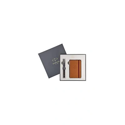 Image of Parker Urban Premium Ebony Fountain Pen + Notebook Set