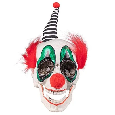 Image of Boland 72262 Clown Skull, Multicoloured, 15 x 13 18 cm