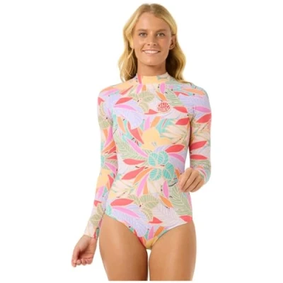 Image of RIP CURL Womens Cala Vadella UPF Swimsuit Multico L