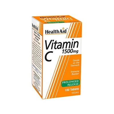 Image of HealthAid Vitamin C 1500mg Prolong Release 100 Vegan Tablets