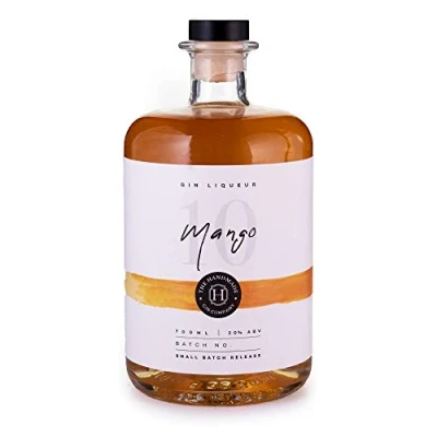 Image of Mango Handmade Gin Liqueur 70cl Refreshing &amp; Exotic Premium Craft 20% ABV