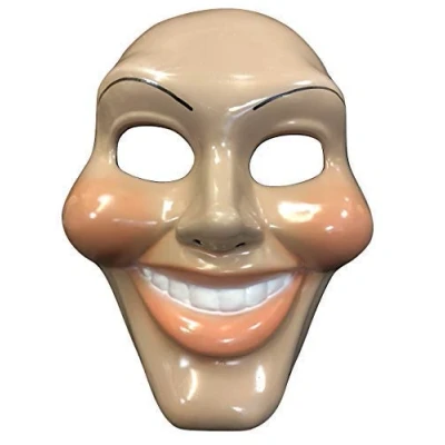 Image of The Purge Halloween Mask Deluxe Hard Plastic with Elasticated Strap (Halloween Costume Mask, Unisex, For Celebrators)
