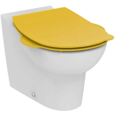 Image of Armitage Shanks Contour 21 Splash Toilet Seat and Cover for 305mm Bowls, S453379, Yellow