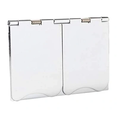 Image of G&amp;H 610C 2 Gang 13 Amp Polished Chrome Floor Socket