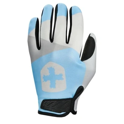 Image of Harbinger Shield Protect 2.0 Weightlifting Gloves, Women&#039;s, Blue/Grey, Medium