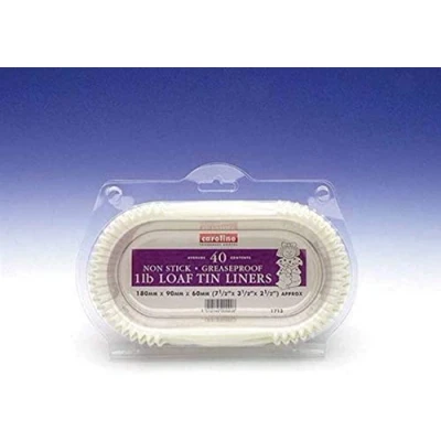 Image of 3 X Packaging Loaf Tin Liners (40) 1lb